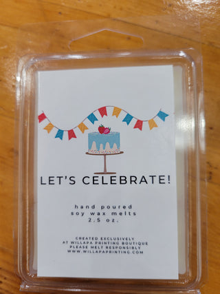 LET'S CELEBRATE #WPB 10 OZ SOY WAX MELTS