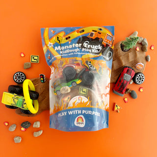 MONSTER TRUCK KID DOUGH PLAY KIT ROOT BEER SCENTED!