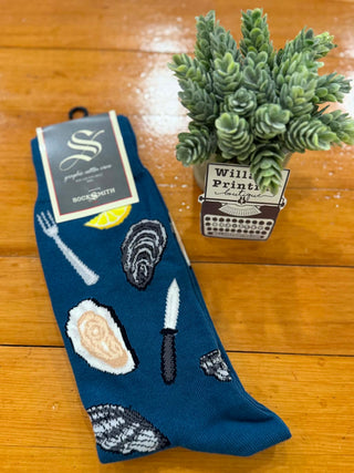 ADULT MENS OYSTER SHUCKIN SOCKS