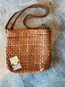 Fossil woven bag hot sale