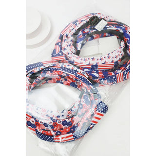 USA FLAG AMERICAN PATRIORIC AMERICANA TWISTED HEADBAND