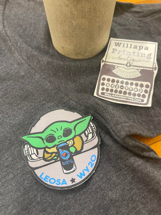 Yoda Grogu LEOSA WY20 3"STICKER