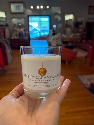 BUTTERY CARAMEL APPLE  ARTISAN #WPB 10 OZ SOY CANDLE