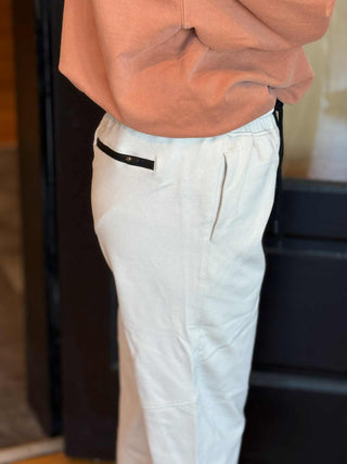 SLEEK KNIT PERFORMANCE JOGGERS  NATURAL MONO B