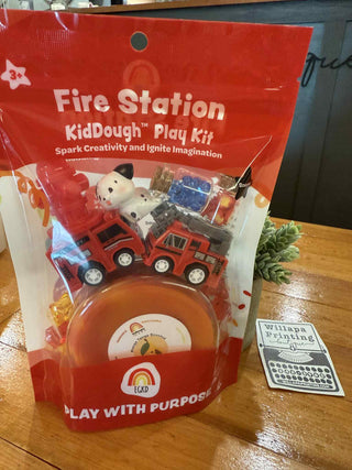KID DOUGH! FIRE STATION PLAY KIT WASHABLE AND SCENTED!