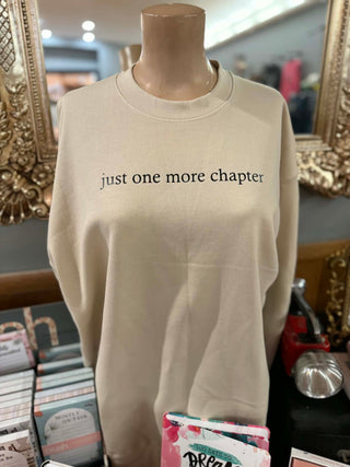 Just One More Chapter Crewneck Sweatshirt