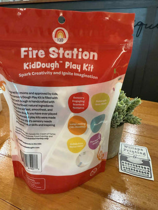 KID DOUGH! FIRE STATION PLAY KIT WASHABLE AND SCENTED!
