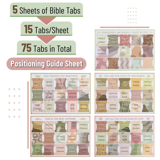 BEAUTIFUL BIBLE TABS ORGANIZE AND ELEVATE!