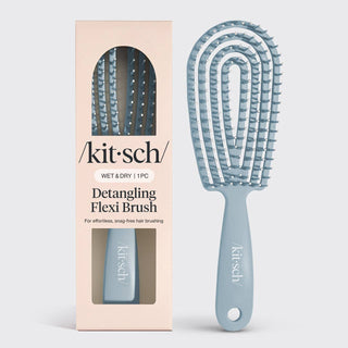 KITSCH DETANGLING HAIR BRUSH HAZE BLUE