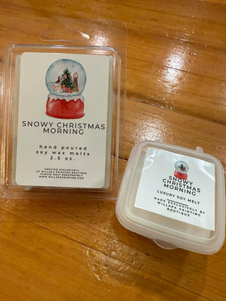 SNOWY CHRISTMAS MORNING #WPB 1.5 OZ SINGLE SOY WAX MELT