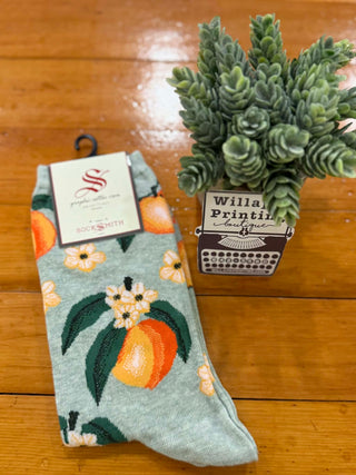 ADULT SWEET PEACH SOCKS