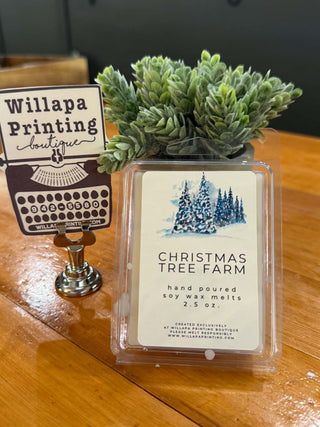 CHRISTMAS TREE FARM 2.5 OZ SOY WAX MELTS BRICK BAR