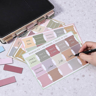 BIBLE JOURNALING KIT COMPLETE WITH PENS, STICKY NOTES, HIGHLIGHTER & TABS