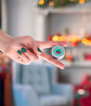 TWO LEFT FEET CHRISTMAS LIP BALM TINS