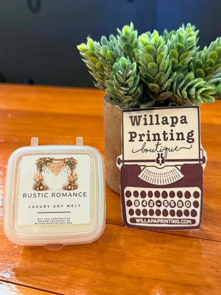 RUSTIC ROMANCE #WPB 1.5 OZ SOY SMALL WAX MELT