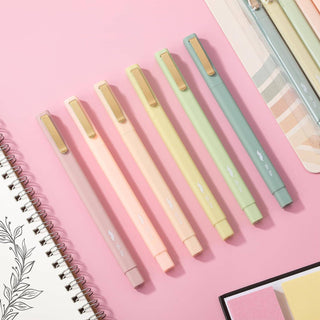BEAUTIFUL BLACK PENS 6 PACK FAST DRY MR. PEN