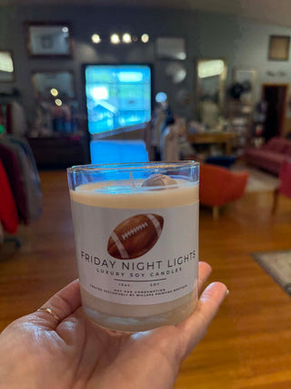FRIDAY NIGHT LIGHTS ARTISAN #WPB 10 OZ SOY CANDLE