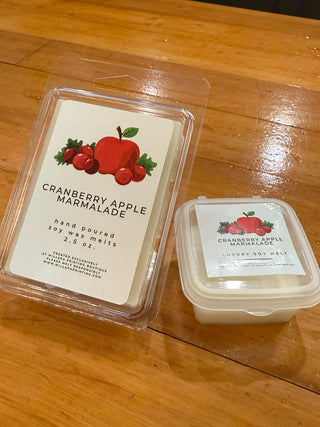CRANBERRY APPLE MARMALADE #WPB 2.5 OZ SOY WAX MELTS BRICK
