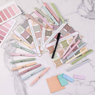 BIBLE JOURNALING KIT COMPLETE WITH PENS, STICKY NOTES, HIGHLIGHTER & TABS