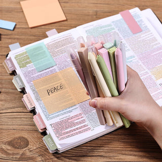 BIBLE JOURNALING KIT COMPLETE WITH PENS, STICKY NOTES, HIGHLIGHTER & TABS