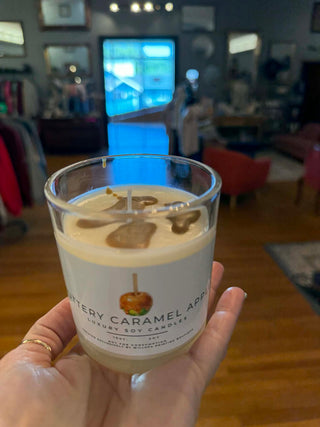 BUTTERY CARAMEL APPLE  ARTISAN #WPB 10 OZ SOY CANDLE