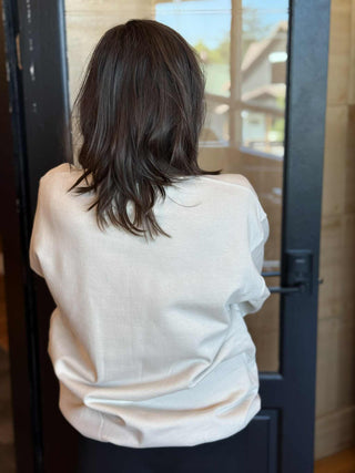 MADE FOR MORE CREW NECK – NATURAL SAND