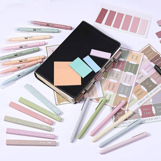 BIBLE JOURNALING KIT COMPLETE WITH PENS, STICKY NOTES, HIGHLIGHTER & TABS