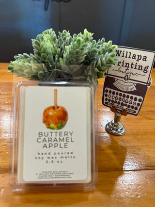 BUTTERY CARAMEL APPLE 2.5 OZ SOY WAX MELTS BRICK