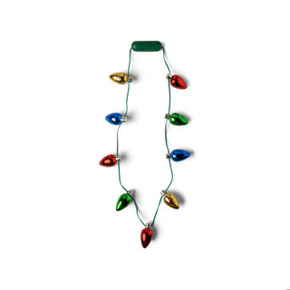 Lotsa LITES! Holiday Frost Bulb Necklace
