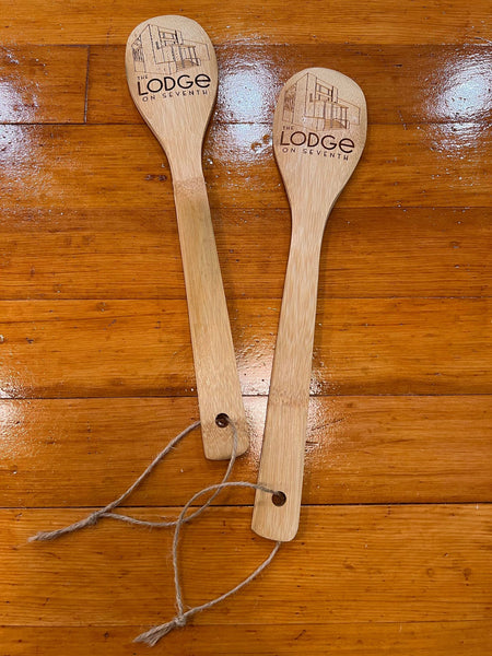 THE LODGE ON SEVENTH WOODEN COOKING SPOON