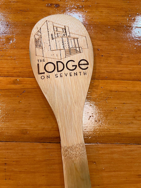 THE LODGE ON SEVENTH WOODEN COOKING SPOON