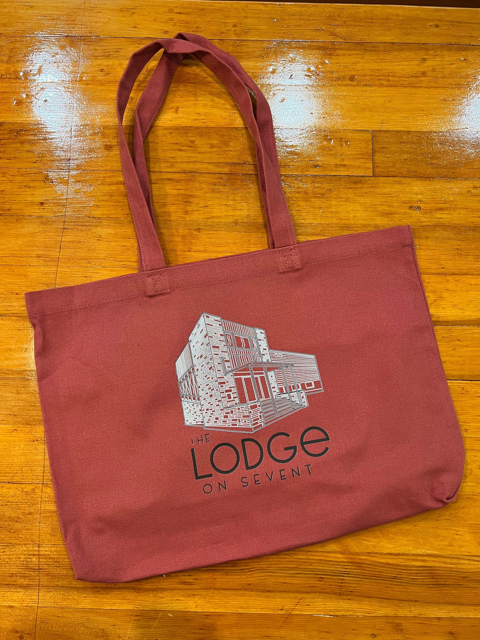 ROSE PINK LODGE TOTE BAG