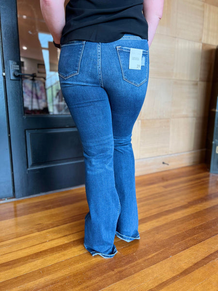 "FAIRE FLARE FLIRT" HIGH RISE ZENANA WIDE LEG JEANS