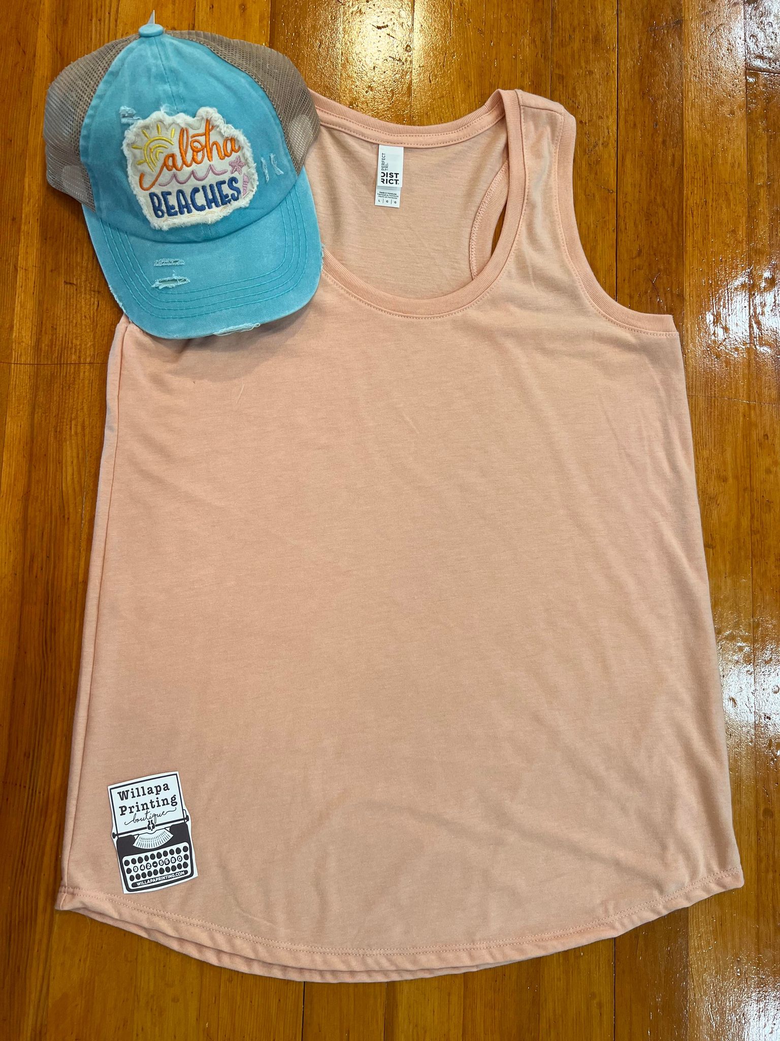 PEACH SUPER SOFT LADIES FIT TANK TOP