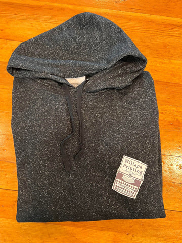 BLACK WITH GLITTER LADIES HOODIE