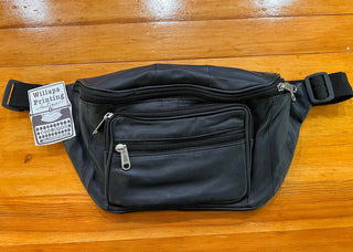 GP2 BLACK XL MULTI POCKET FANNY PACK