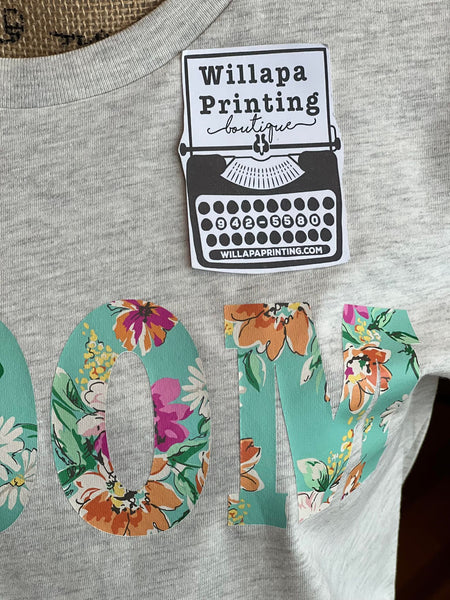 FLORAL PRINT "BLOOM" WPB BELLA+CANVAS GRAPHIC TEE