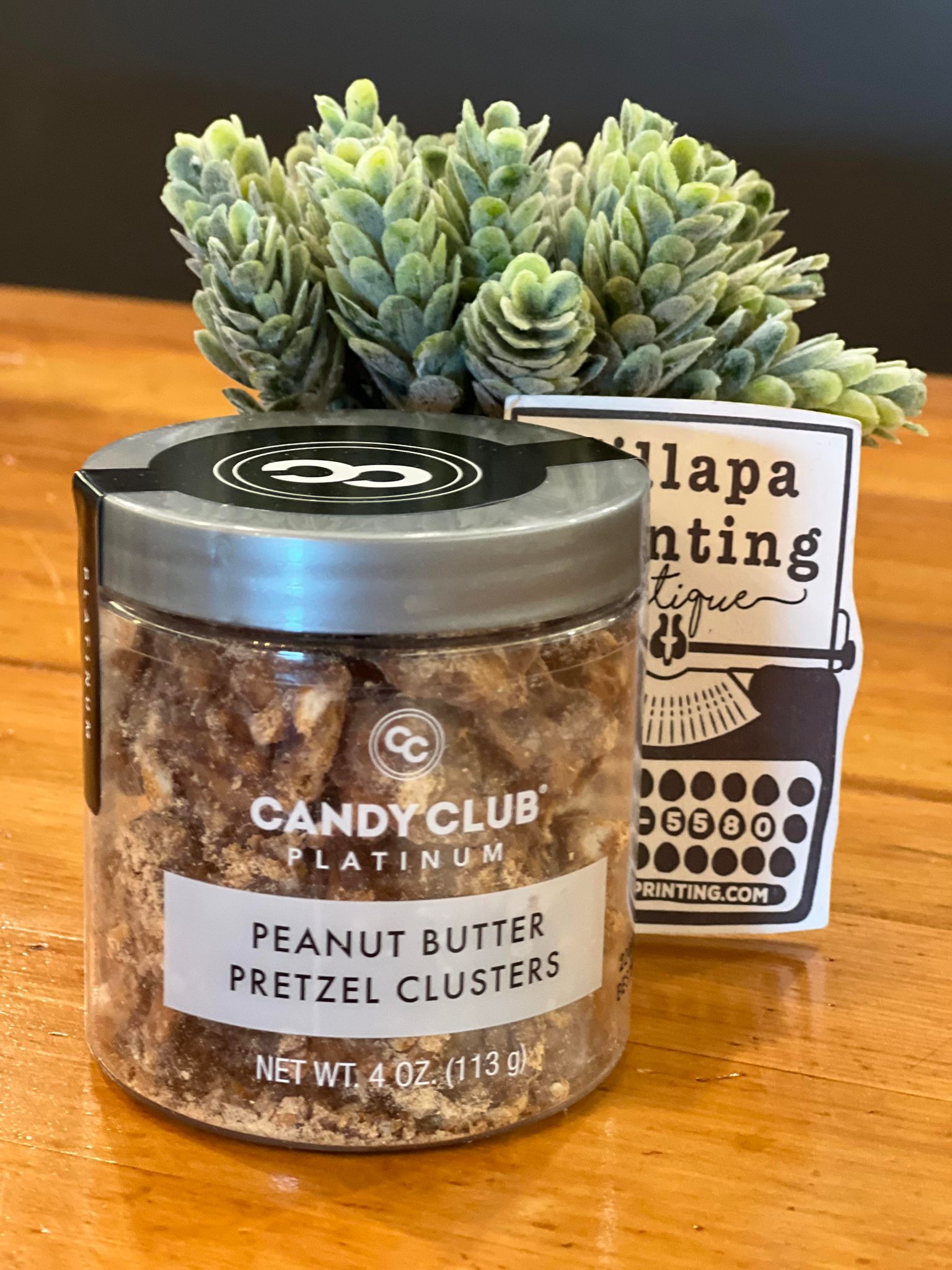 PEANUT BUTTER PRETZEL CLUSTERS