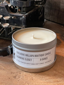 EXCLUSIVE WILLAPA PRINTING BOUTIQUE CANDLE