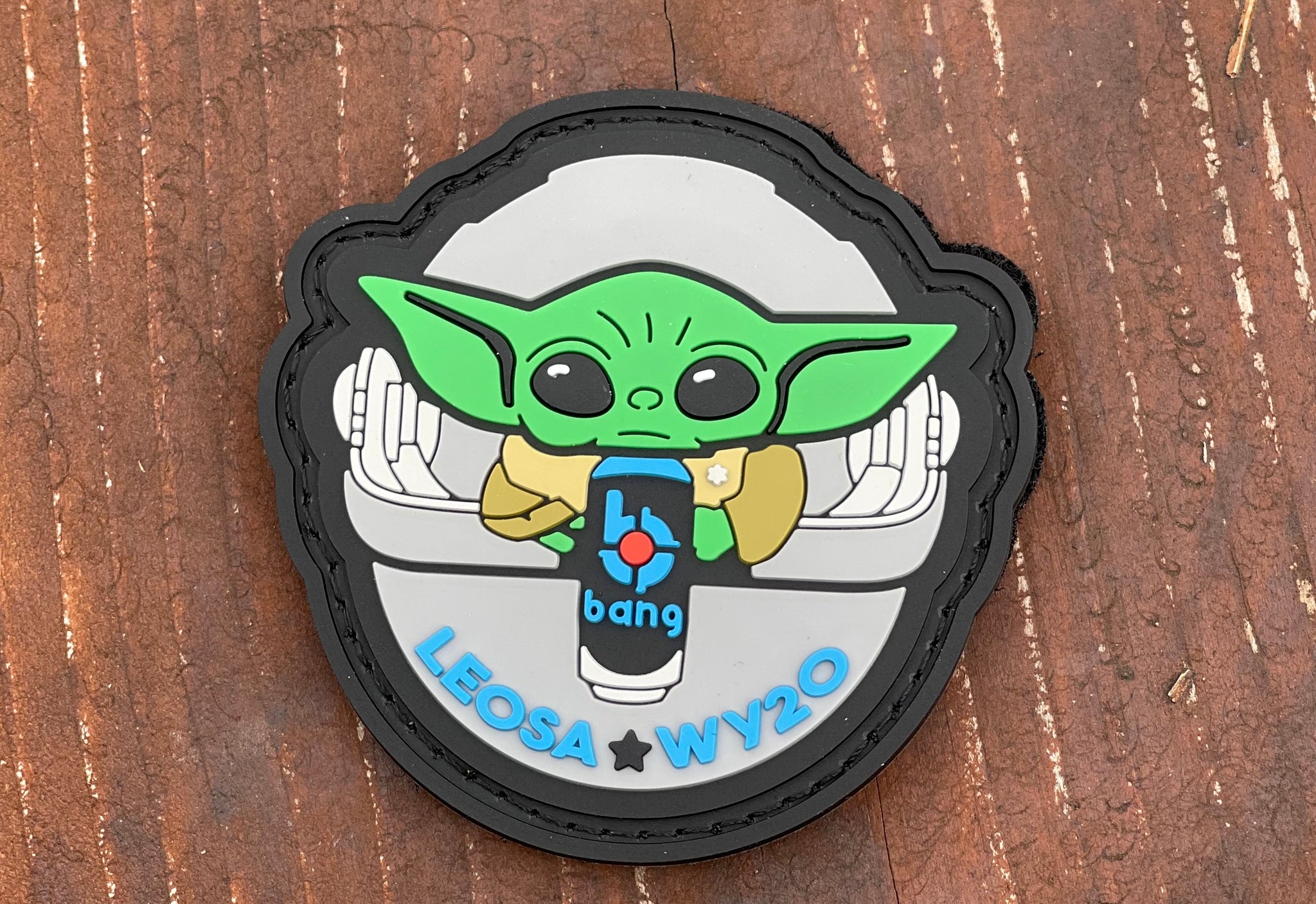 Yoda 2" Velcro Patch Bang LEOSA